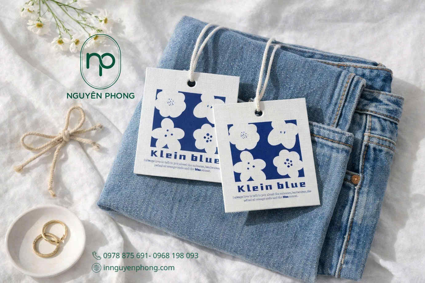 Mẫu tag quần áo thiết kế 